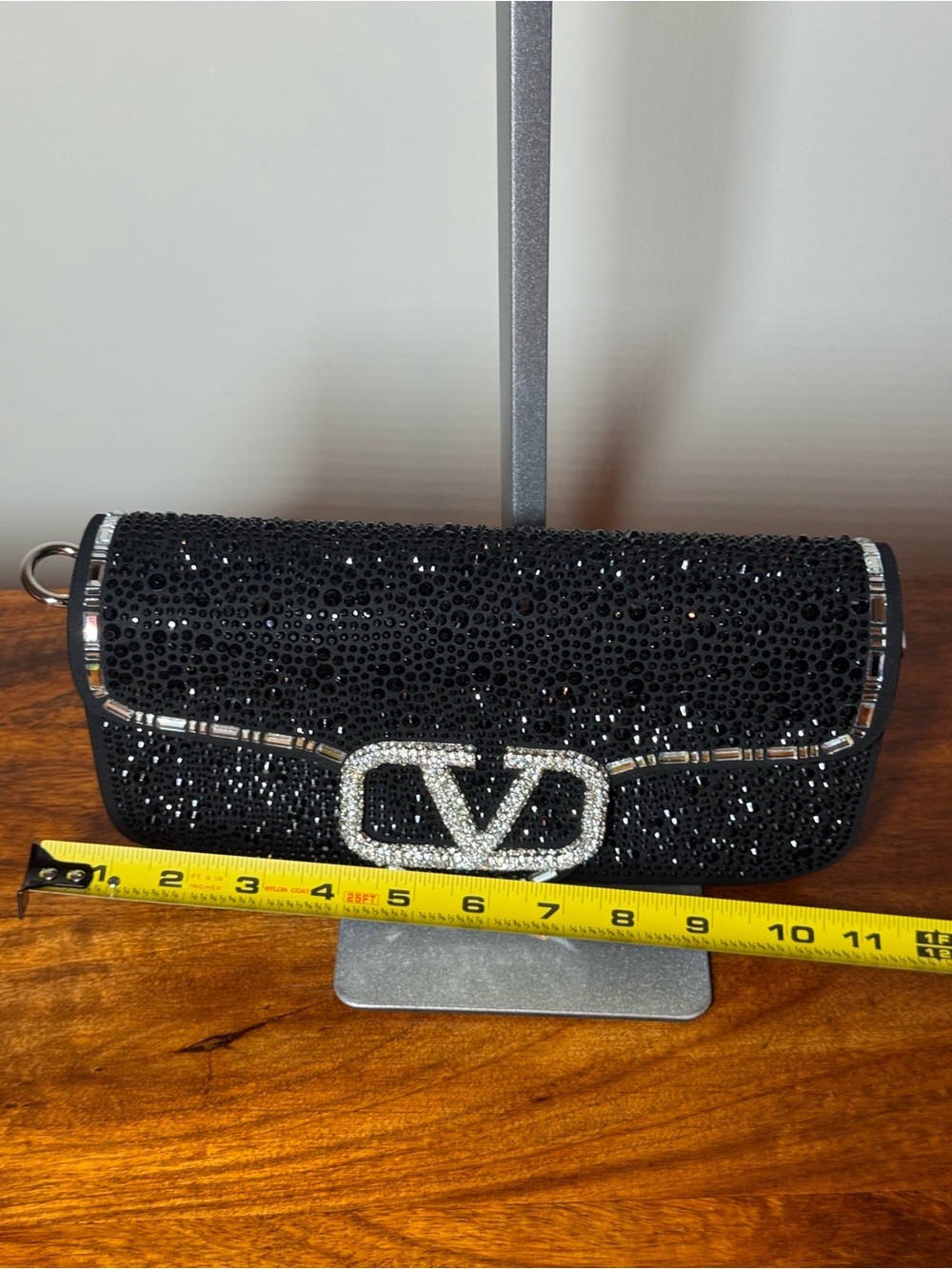 Black Evening Clutch/Shoulder Bag. No Brand.